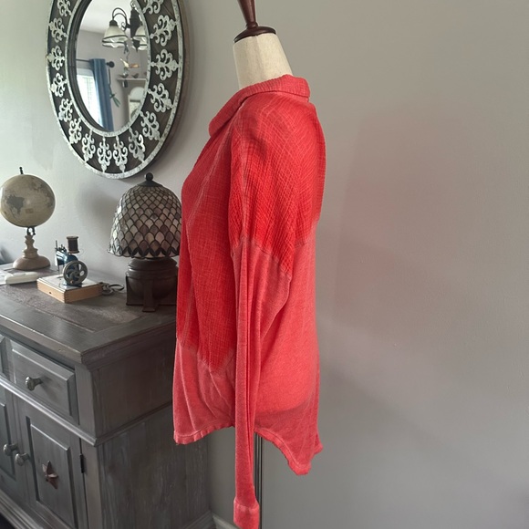 BEING DELETED Free People Zahara Button Up Top - Picture 5 of 6